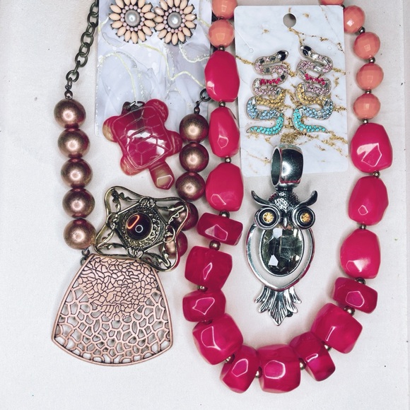 Jewelry - 713. Orange Brick Road 7 Piece Lot